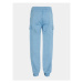 Calvin Klein Jeans Jogger nohavice IB0IB01675 Modrá Regular Fit