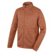 Men's fleece sweater with zip HUSKY Alan M brown