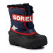 Sorel Snehule Childrens Snow Commander NC1960 Tmavomodrá