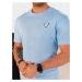 Základné pánske tričko modré Dstreet RX5447