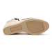 Castañer Espadrilky Carol/8ED/001 020975-100 Čierna