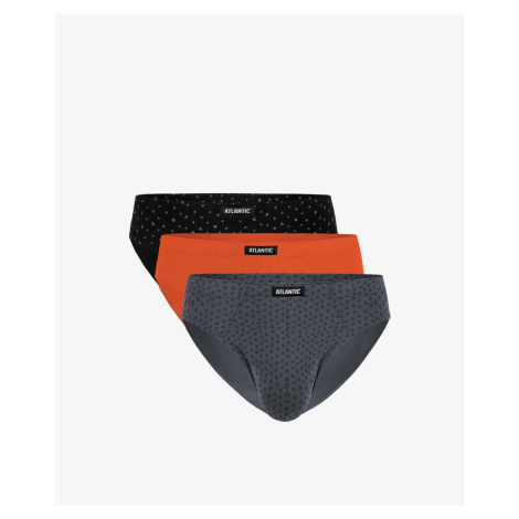 Briefs Atlantic 3MP-100 A'3 S-2XL gray-orange-black 05