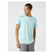 Koton Sports T-Shirt with Stripe Print Crew Neck Breathable Fabric.