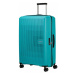 American Tourister Skořepinový cestovní kufr Aerostep L EXP 101,5/109 l - tyrkysová