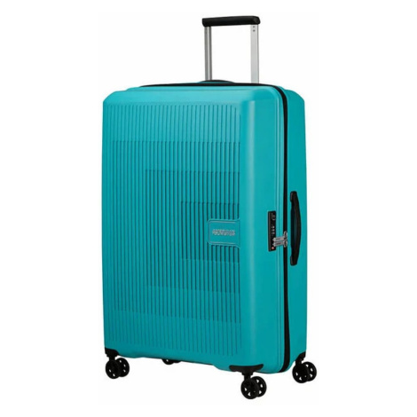 American Tourister Skořepinový cestovní kufr Aerostep L EXP 101,5/109 l - tyrkysová