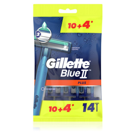 Gillette Blue II Plus jednorázové holiace strojčeky pre mužov