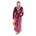 Dámsky župan Flora 2556 4853 mauve wine - Vestis XXL