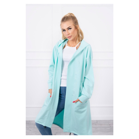 Pelerína s kapucí oversize mint UNI