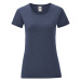 Navy blue Iconic women's t-shirt in combed cotton Fruit of the Loom