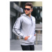 Madmext Dyed Gray Hooded Sweatshirt 4721