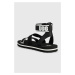 Detské sandále UGG Allisa čierna farba