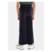 Tommy Hilfiger Teplákové nohavice KG0KG07409 M Tmavomodrá Wide Leg