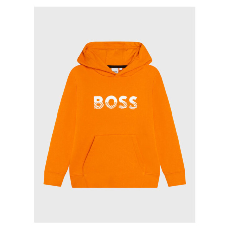 Boss Mikina J25M52 S Oranžová Regular Fit Hugo Boss