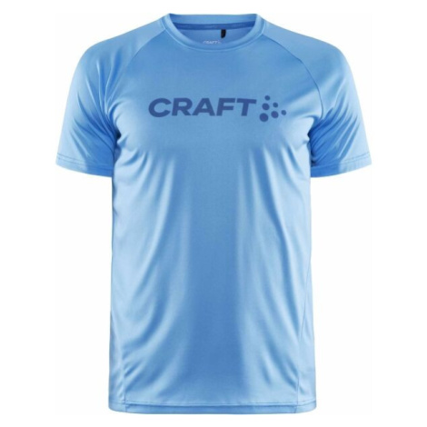 Craft CORE ESSENCE LOGO TEE M Pánske funkčné tričko, modrá, veľkosť