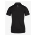 Čierne dámske športové polo tričko Kilpi COLLAR-W