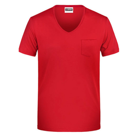 James&amp;Nicholson Pánske tričko JN8004 Red