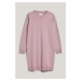 ŠATY GANT SUPERFINE LAMBSWOOL DRESS DUSTY PINK