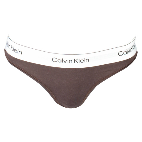 CALVIN KLEIN THONG WOMEN BROWN