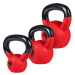 Gorilla Sports Sada kettlebellů, pogumovaný povrch, 24 kg