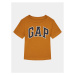 Gap Tričko 748026-05 Hnedá Regular Fit