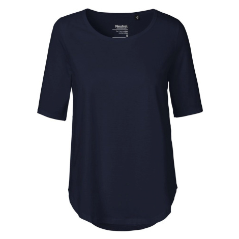 Neutral Dámske tričko s polovičným rukávom z organickej Fairtrade bavlny - Námornícka modrá