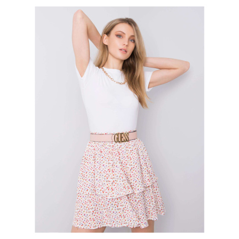 Carie SUBLEVEL white skirt with frill