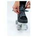 Rio Roller Lumina Children's Quad Skates - Black / Grey - UK:1J EU:33 US:M2L3