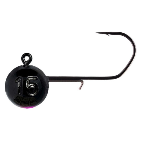 Monkey lures jigová hlavička mnky hook black pink 3 ks 1/0 - 15 g