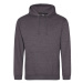 Just Hoods Unisex mikina s kapucňou JH001 Charcoal -Heather