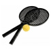 SPORT TEAM SOFT TENIS SET Sada na lenivý tenis, čierna, veľkosť