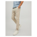 Béžové pánske chino nohavice Jack & Jones Marco