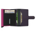 Secrid Miniwallet Matte Dark Purple-Fuchsia