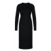 G-Star Raw Úpletové šaty Lynn Mock D17811-C484-8299 Čierna Slim Fit