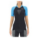 UYN Granfondo OW Biking Lady Short Sleeve Dres Blackboard/Danube Blue