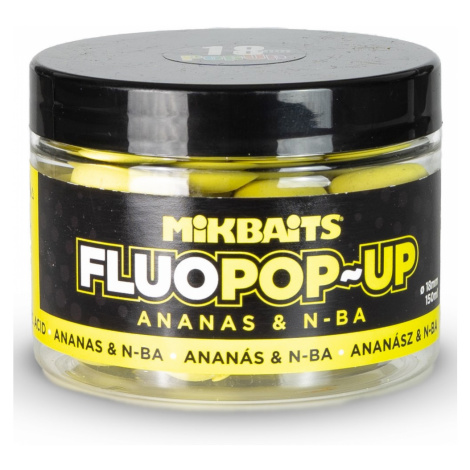 Mikbaits plávajúce boilie fluo ananás n-ba 150 ml - 18 mm