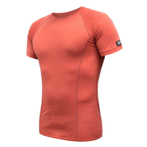 SENSOR MERINO ACTIVE pánske tričko kr.rukáv terracotta