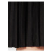 ICHI Plisovaná sukňa Wimsy 20110229 Čierna Relaxed Fit