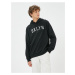 Koton Hooded College Sweat Motto Embroidered Long Sleeve