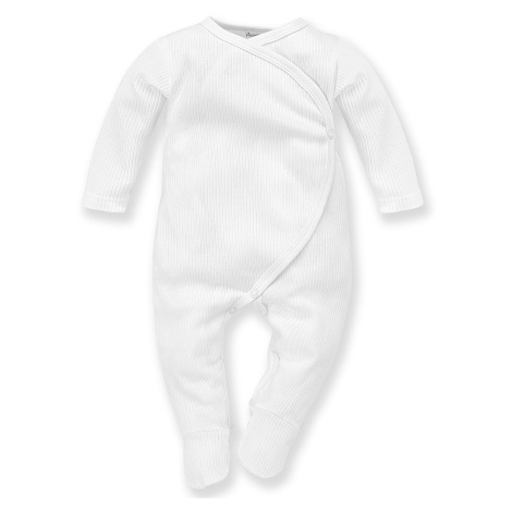 Pinokio Kids's Lovely Day White Wrapped Overall LS