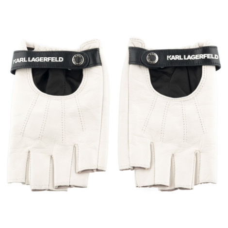 Rukavice Karl Lagerfeld K/Essential Fingerless Glove Biela