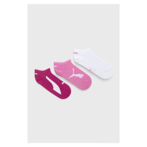 Ponožky Puma 907960.G ružová farba