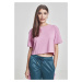 Women's short oversized t-shirt coolpink