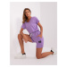 Light purple jumpsuit with shorts
