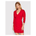 MAX&Co. Každodenné šaty Dado 76219722 Červená Slim Fit