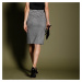Blancheporte Rovná sukňa zo žakárového úpletu čierna/biela