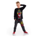 mshb&g Black Skateboard Boy T-shirt Trousers Set