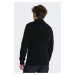 SVETER GANT COTTON PIQUE ZIP CARDIGAN BLACK