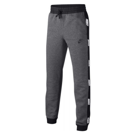 Nike NSW HYBRID PANT B Chlapčenské tepláky, tmavo sivá, veľkosť
