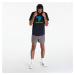 Mikina Under Armour Project Rock Payoff Short Sleeve Terry Hoodie Black/ Coastal Teal