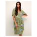 Cream Každodenné šaty Rosina 10611491 Zelená Regular Fit